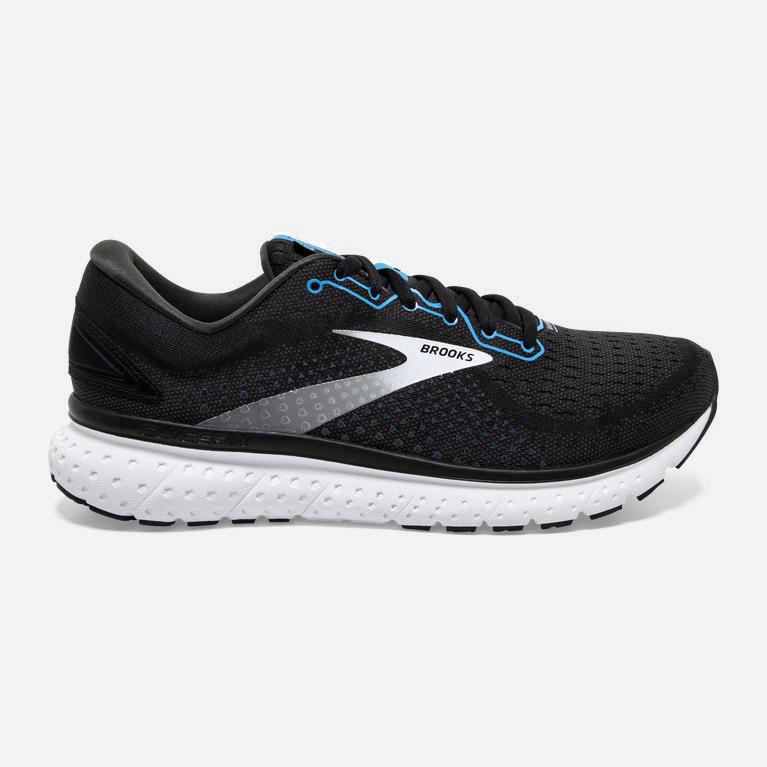 Ténis Brooks Glycerin 18 Sapatilhas De Corrida Para Estrada Homem Pretas/Azuis/Branco (67258NMHT)